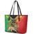 Personalised Ethiopia Leather Tote Bag Lion Of Judah Mix African Pattern