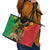 Personalised Ethiopia Leather Tote Bag Lion Of Judah Mix African Pattern