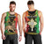 Personalised Ethiopia Men Tank Top Lion Of Judah Mix African Pattern