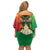 Personalised Ethiopia Off Shoulder Short Dress Lion Of Judah Mix African Pattern