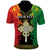 Personalised Ethiopia Polo Shirt Lion Of Judah Mix African Pattern