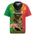 Personalised Ethiopia Rugby Jersey Lion Of Judah Mix African Pattern