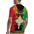 Personalised Ethiopia Rugby Jersey Lion Of Judah Mix African Pattern