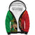 Personalised Ethiopia Sherpa Hoodie Lion Of Judah Mix African Pattern