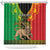 Personalised Ethiopia Shower Curtain Lion Of Judah Mix African Pattern