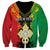 Personalised Ethiopia Sweatshirt Lion Of Judah Mix African Pattern