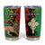 Personalised Ethiopia Tumbler Cup Lion Of Judah Mix African Pattern