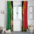 Personalised Ethiopia Window Curtain Lion Of Judah Mix African Pattern