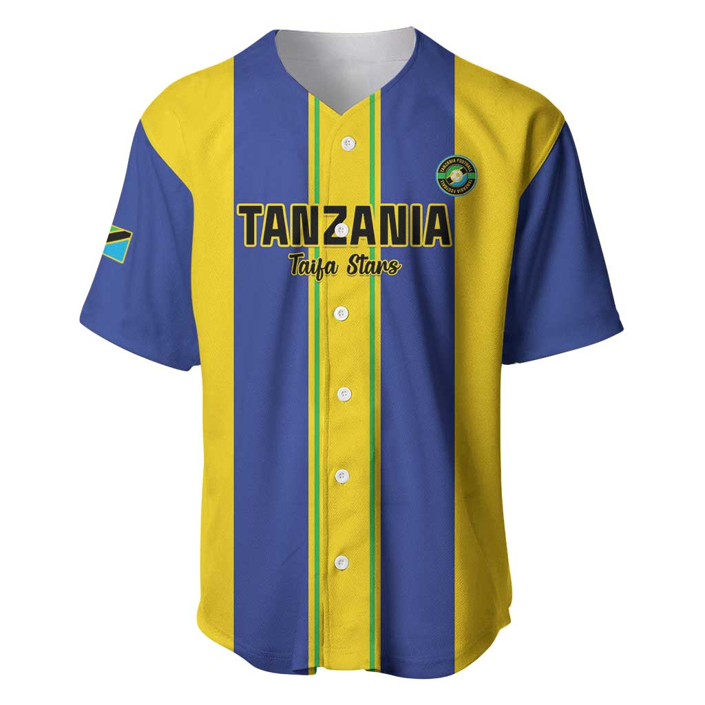 Custom Tanzania Football Baseball Jersey Sporty Style