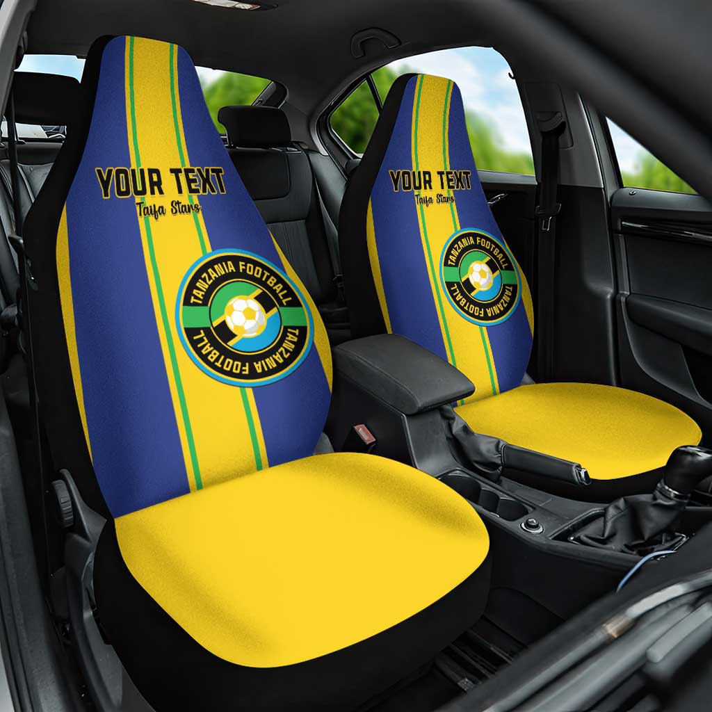 Custom Tanzania Football Car Seat Cover Sporty Style