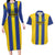 Custom Tanzania Football Couples Matching Long Sleeve Bodycon Dress and Hawaiian Shirt Sporty Style