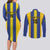 Custom Tanzania Football Couples Matching Long Sleeve Bodycon Dress and Long Sleeve Button Shirt Sporty Style