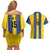 Custom Tanzania Football Couples Matching Off Shoulder Short Dress and Hawaiian Shirt Sporty Style