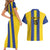 Custom Tanzania Football Couples Matching Short Sleeve Bodycon Dress and Hawaiian Shirt Sporty Style