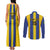 Custom Tanzania Football Couples Matching Tank Maxi Dress and Long Sleeve Button Shirt Sporty Style