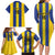 Custom Tanzania Football Family Matching Long Sleeve Bodycon Dress and Hawaiian Shirt Sporty Style