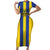 Custom Tanzania Football Family Matching Short Sleeve Bodycon Dress and Hawaiian Shirt Sporty Style