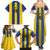 Custom Tanzania Football Family Matching Summer Maxi Dress and Hawaiian Shirt Sporty Style