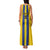 Custom Tanzania Football Family Matching Tank Maxi Dress and Hawaiian Shirt Sporty Style