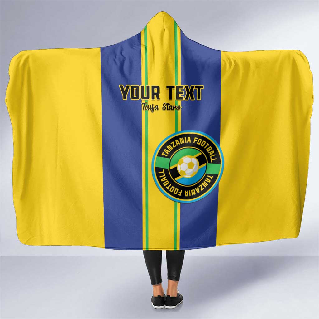 Custom Tanzania Football Hooded Blanket Sporty Style