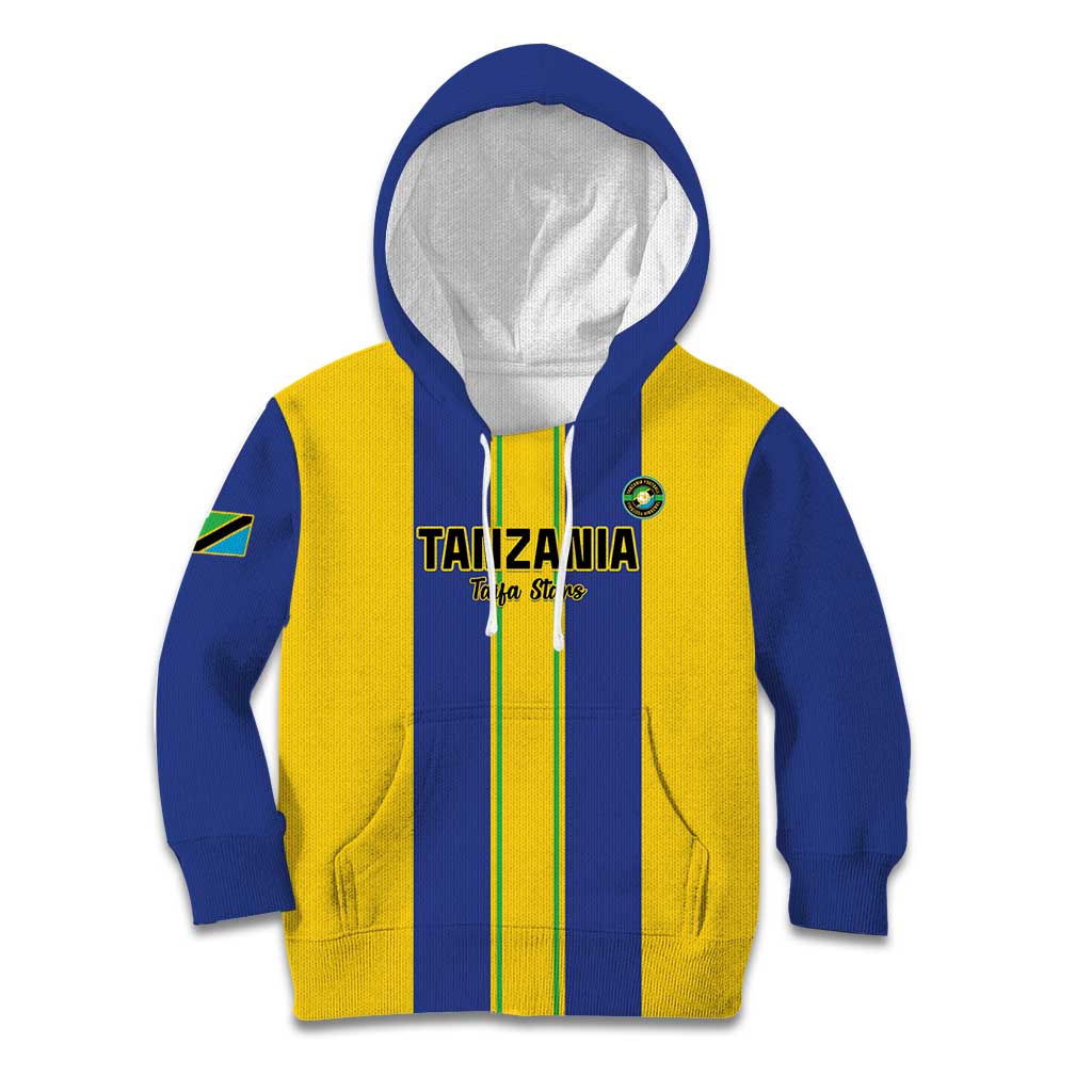 Custom Tanzania Football Kid Hoodie Sporty Style