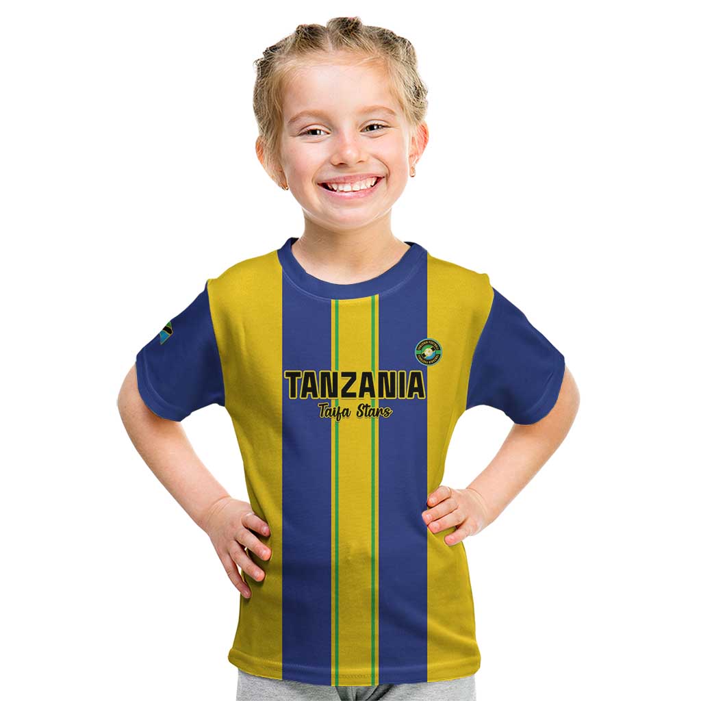 Custom Tanzania Football Kid T Shirt Sporty Style