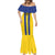 Custom Tanzania Football Mermaid Dress Sporty Style