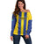 Custom Tanzania Football Off Shoulder Sweater Sporty Style