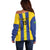 Custom Tanzania Football Off Shoulder Sweater Sporty Style