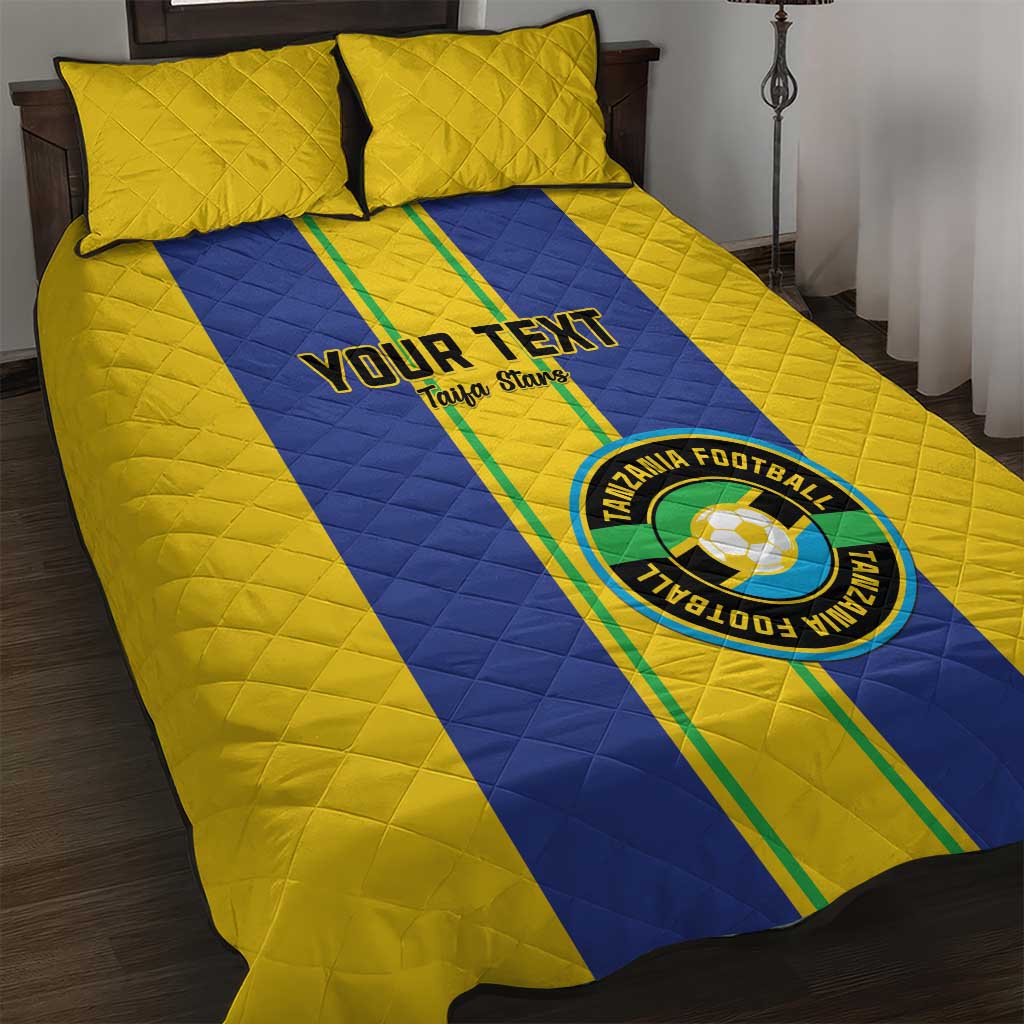 Custom Tanzania Football Quilt Bed Set Sporty Style