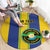 Custom Tanzania Football Round Carpet Sporty Style