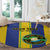 Custom Tanzania Football Round Carpet Sporty Style