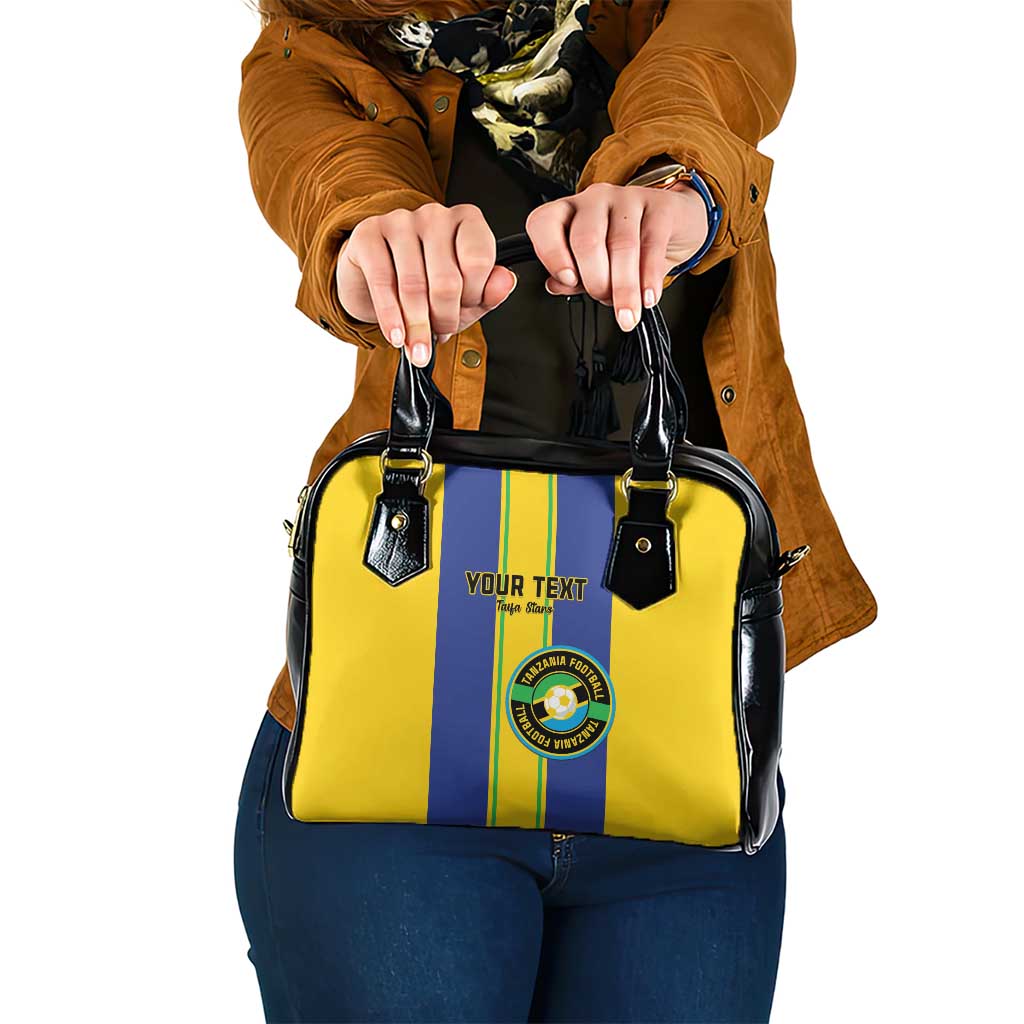 Custom Tanzania Football Shoulder Handbag Sporty Style