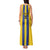 Custom Tanzania Football Tank Maxi Dress Sporty Style