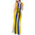 Custom Tanzania Football Tank Maxi Dress Sporty Style