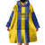 Custom Tanzania Football Wearable Blanket Hoodie Sporty Style