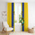 Custom Tanzania Football Window Curtain Sporty Style