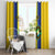 Custom Tanzania Football Window Curtain Sporty Style