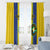 Custom Tanzania Football Window Curtain Sporty Style