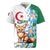 Algeria Fennec Fox Rugby Jersey Blue Isris Flower