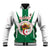 Personalised Algeria Baseball Jacket Coat Of Arms With Islamic Pattern