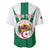 Personalised Algeria Baseball Jersey Coat Of Arms With Islamic Pattern