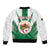 Personalised Algeria Bomber Jacket Coat Of Arms With Islamic Pattern