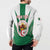 Personalised Algeria Button Sweatshirt Coat Of Arms With Islamic Pattern