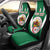 Personalised Algeria Car Seat Cover Coat Of Arms With Islamic Pattern