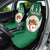 Personalised Algeria Car Seat Cover Coat Of Arms With Islamic Pattern