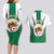 Personalised Algeria Couples Matching Long Sleeve Bodycon Dress and Hawaiian Shirt Coat Of Arms With Islamic Pattern