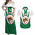 Personalised Algeria Couples Matching Off Shoulder Maxi Dress and Hawaiian Shirt Coat Of Arms With Islamic Pattern