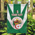 Personalised Algeria Garden Flag Coat Of Arms With Islamic Pattern