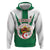 Personalised Algeria Hoodie Coat Of Arms With Islamic Pattern